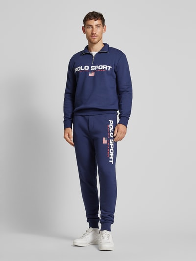 Polo Sport Sweatshirt met schipperskraag Donkerblauw - 1