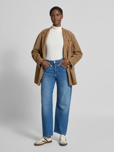 Goldgarn Relaxed Fit Jeans im 5-Pocket-Design Modell 'Mannheim' Blau 1