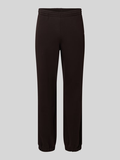 Produktfoto, Regular Fit Sweatpants aus Baumwoll-Mix von Lacoste, efekt: jednolity kolor, wyhaftowane logo, elastyczny ściągacz, dzianina dresowa