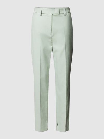 Luisa Cerano Regular fit pantalon met bandplooien Mintgroen - 2