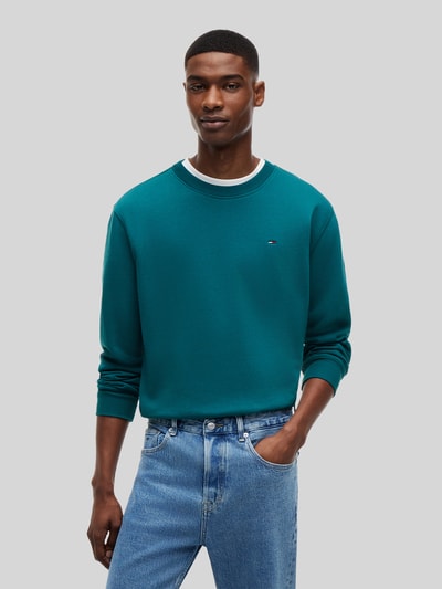 Tommy Jeans Regular Fit Sweatshirt aus Baumwoll-Mix Gruen 4