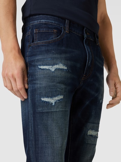 Blue Monkey Jeans in destroyed-look, model 'Lenn' Blauw - 3