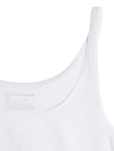 Schiesser Onderhemd met stretch in een set van 2 stuks  Wit - 2