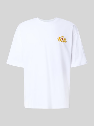 REVIEW T-shirt z naszywką z logo Biały 2