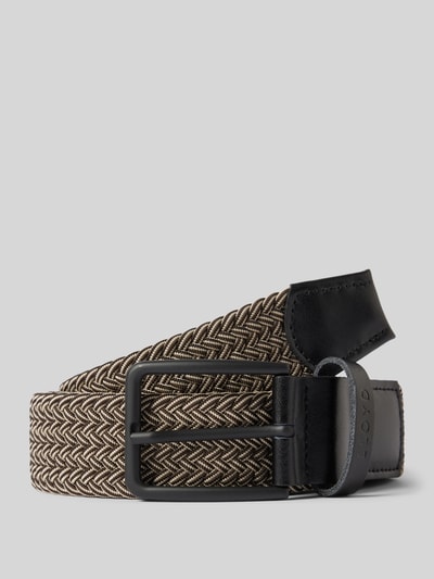 Lloyd Men's Belts Pasek z efektem plecionki Jasnobrązowy 1