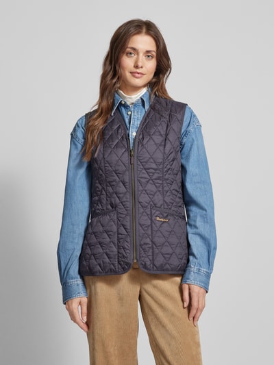 Barbour Bodywarmer met ritssluiting, model 'BETTY' Marineblauw - 4