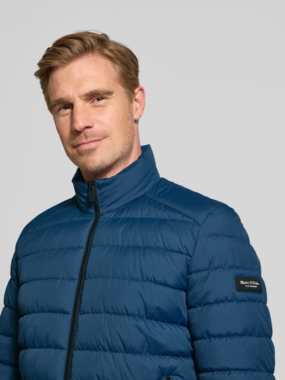 Marc O'Polo Regular fit gewatteerd jack van waterafstotend materiaal Koningsblauw - 3