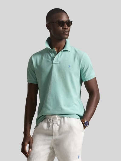 Polo Ralph Lauren Slim Fit Poloshirt aus reiner Baumwolle  Mint 4