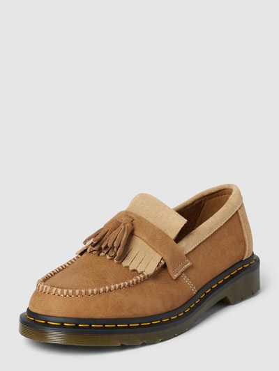 Dr. Martens Tassel loafers met labeltypische naden, model 'Adrian' Beige - 1