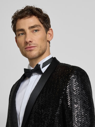 Antony Morato Slim Fit Sakko mit Pailletten Modell 'ROXANNE' BLACK 3