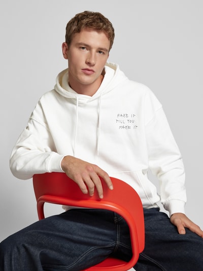 Only & Sons Hoodie mit Kängurutasche Modell 'AARON' Offwhite 3