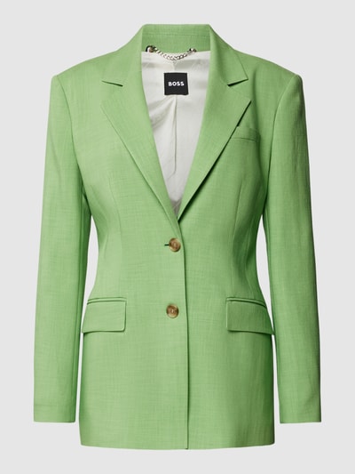 BOSS Blazer met reverskraag, model 'Jerela' Groen - 2