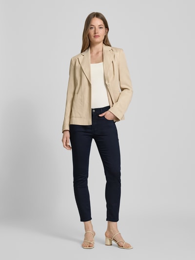 Angels Stoffen broek in 5-pocketmodel, model 'Ornella' Blauw - 1