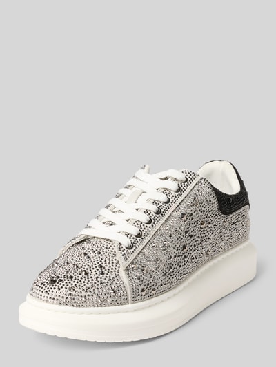 Steve Madden Sneaker mit Allover-Nietenbesatz Modell 'Icebox' Silber 1