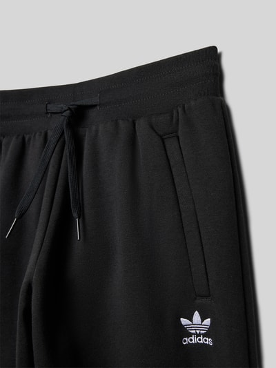 adidas Originals Sweatpants mit Label-Stitching und elastischem Bund Black 2