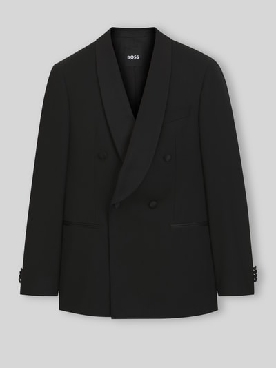 BOSS Slim Fit Smoking aus reiner Wolle Black 2