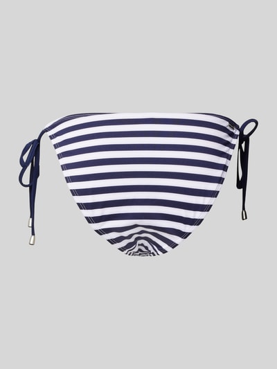 Barts Bikinibroekje met vetersluitingen opzij, model 'CUSTE' Donkerblauw - 3