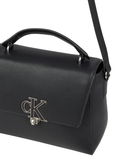 Calvin Klein Jeans Crossbody Bag in Leder-Optik  Black 3