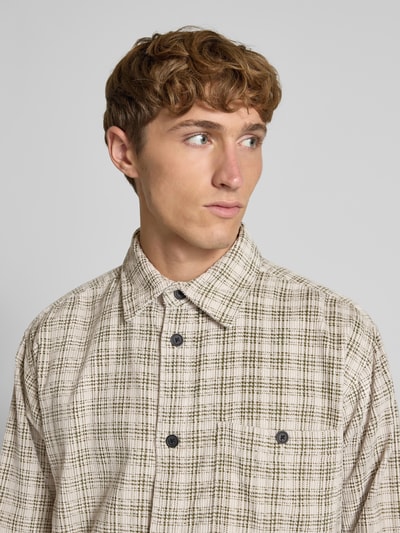 Only & Sons Loose Fit Hemd aus reiner Baumwolle Modell 'WALEED ' Offwhite 3