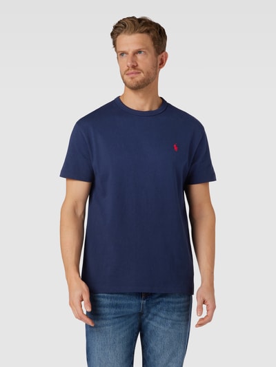 Polo Ralph Lauren Classic Fit T-Shirt mit Label-Stitching Marine 4