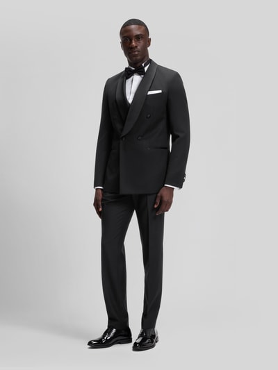 BOSS Slim Fit Smoking aus reiner Wolle Black 1