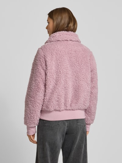 Mazine Teddyjacke mit Stehkragen und Reißverschluss Rosa 5
