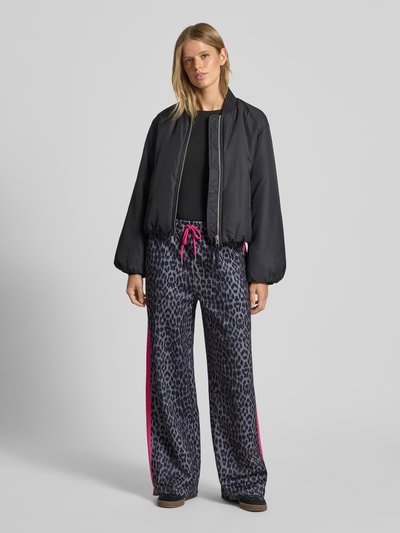 OH APRIL Joggingbroek met elastische band, model 'Kael' Lichtgrijs gemêleerd - 1