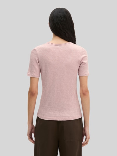 Marc O'Polo Regular Fit T-Shirt aus reiner Baumwolle Rosa 5