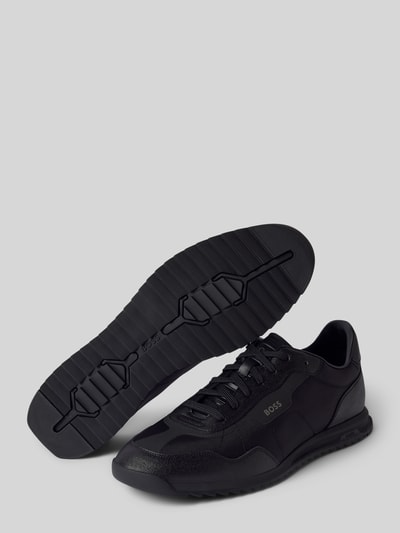 BOSS Sneaker mit Label-Details Modell 'Zayn' Black 4