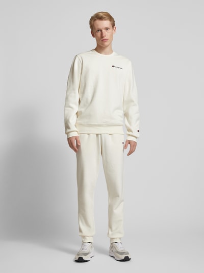 CHAMPION Sweatshirt met labelstitching Offwhite - 1