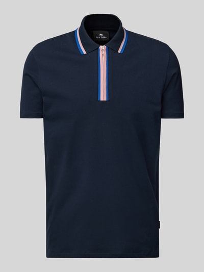 PAUL SMITH Regular Fit Poloshirt mit Label-Detail Marine 2