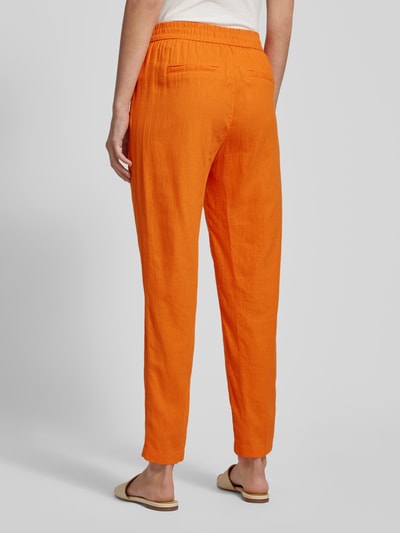 s.Oliver RED LABEL Tapered Fit Stoffhose mit Tunnelzug Orange 5