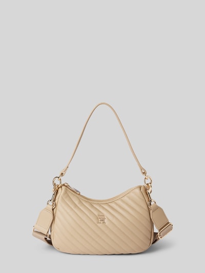 Tommy Hilfiger Handtasche mit Strukturmuster Modell 'POPPY REFORM' Beige 2