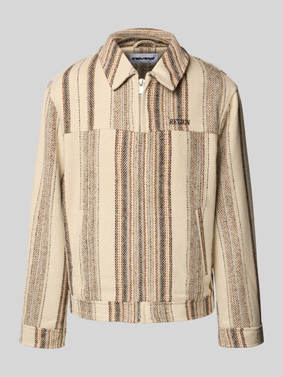 REVIEW Overhemdjack met ritssluiting Offwhite - 2