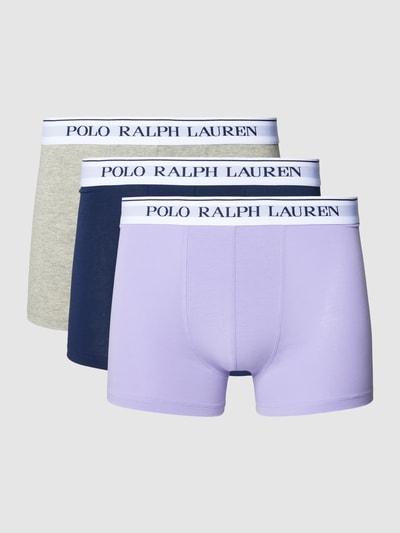 Polo Ralph Lauren Underwear Trunks mit Label-Detail Modell 'CLASSIC' im 3er-Pack Lavender 1