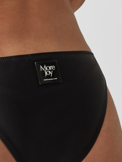 More Joy by C.Kane Bikini mit Label-Details Schwarz 6