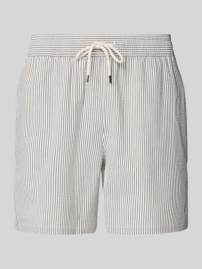 Polo Ralph Lauren Underwear Badehose mit Label-Stitching Khaki 1