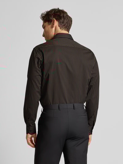 ETERNA Modern Fit Businesshemd mit Kentkragen Black 5