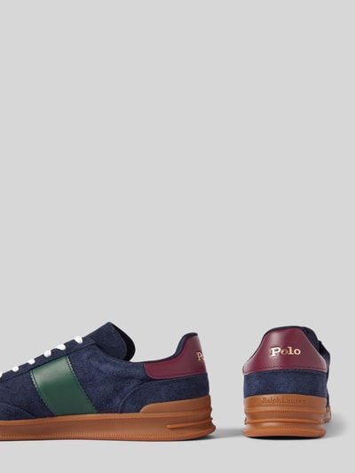 Polo Ralph Lauren Ledersneaker mit Logo-Stitching Marine 2