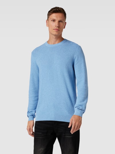 MCNEAL Gebreide pullover met ribboorden Blauw gemêleerd - 4