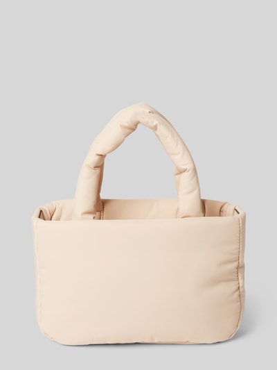 STUDIO BERLIN Handtasche mit Label-Badge Modell 'MITTE' Beige 4