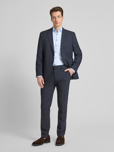 Jake*s Regular Fit Business-Hemd mit Kentkragen Bleu 1