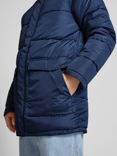 Blend Steppjacke mit Label-Patch Marine 3