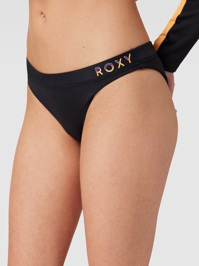 Roxy Bikini-Hose mit Label-Print Modell 'ROXY ACTIVE BIKINI BOTTOM' Black 3