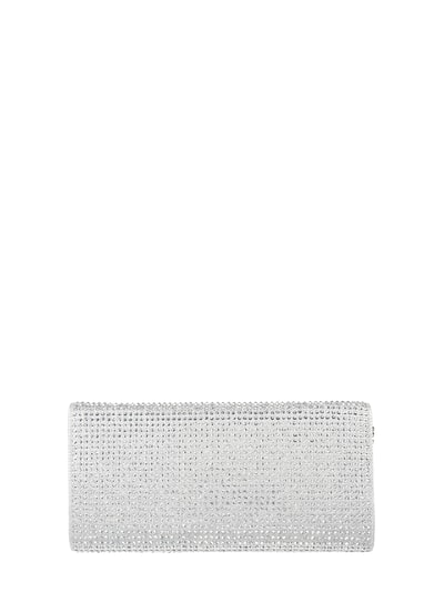 Jake*s Cocktail Clutch mit Ziersteinbesatz Silber 3