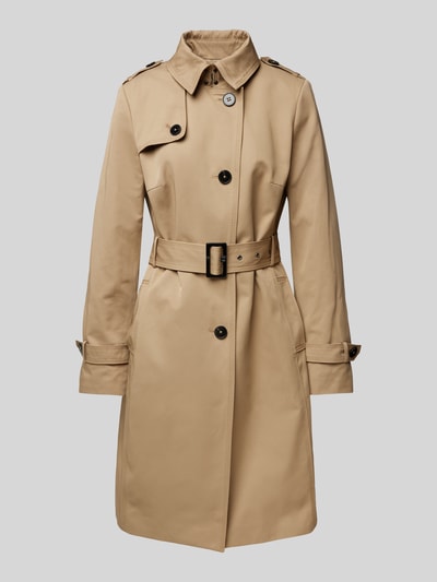 Jake*s Casual Trenchcoat mit Taillengürtel Sand 2