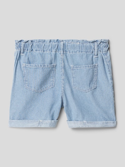 Name It Jeansshorts aus Baumwolle mit Streifenmuster Modell 'BELLA' Jeansblau 3