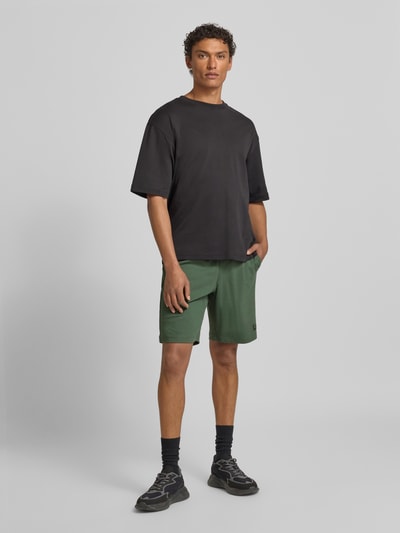 EA7 Emporio Armani Shorts mit elastischem Bund und Logo Gruen 1