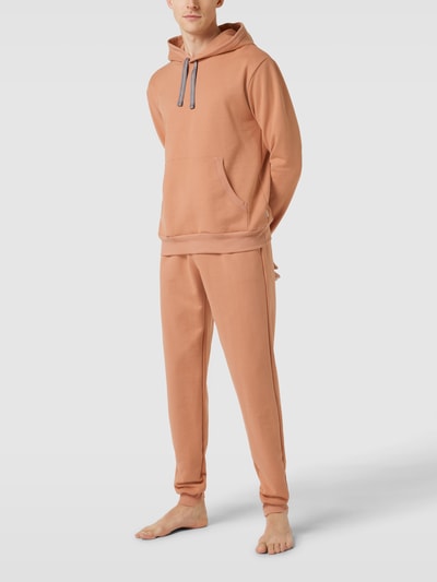 Calida Regular fit sweatpants met tunnelkoord Koraal - 1