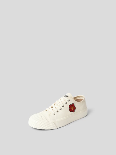 Kenzo Sneaker mit Label-Stitching Ecru 2